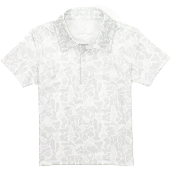 Inlet Polo- Snow Camo