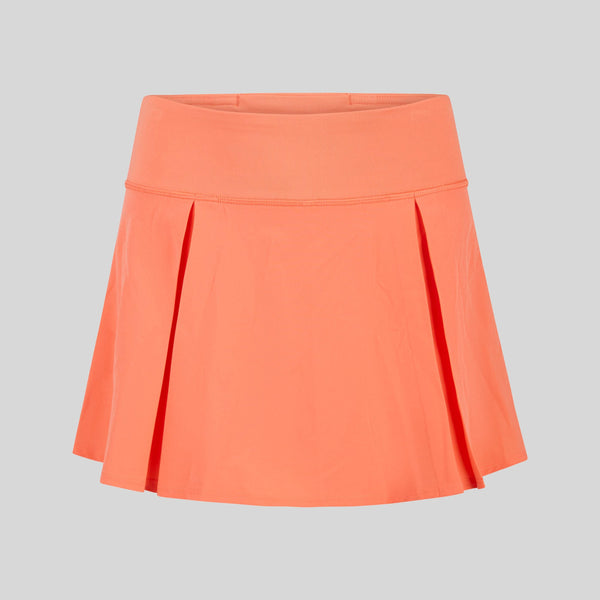 Pleated Tennis Skort- Fusion Coral