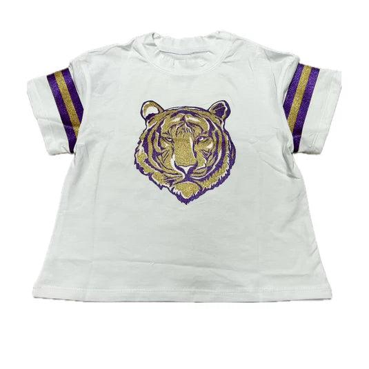 Glitter Boxy T- Tiger