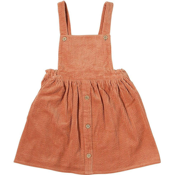 Autumn Pinafore- Dusty Peach