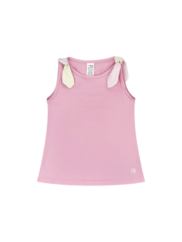 Jessica Tank- Cotton Candy Pink, Sunshine Yellow Ministripe