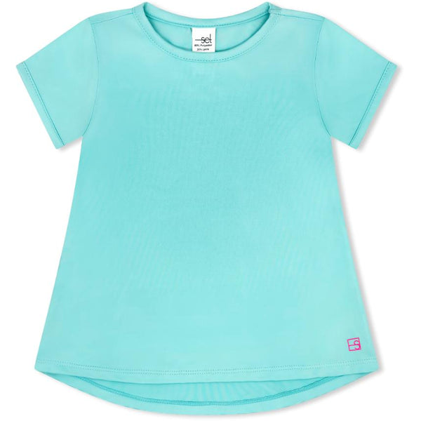 Bridget Basic T- Totally Turquoise