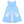 Rah Rah Cheer Dress- Light Blue