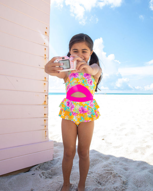 Tangerine Tropic One Piece Swimsuit