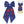 Game Day Cheer Embroidered Bow Barrette Hair Clip : Navy Red