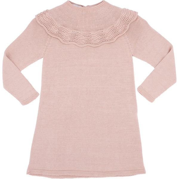 Yoke Ruffle Tunic- Rose