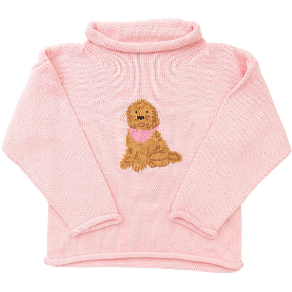 Goldendoodle Sweater -Pink