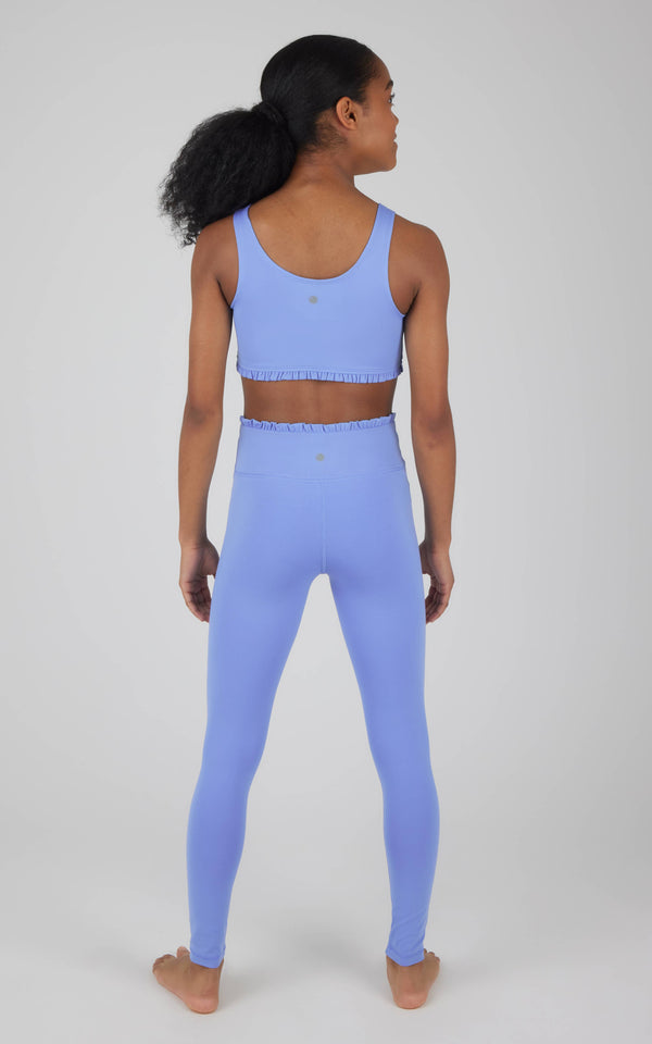 Lux Ruffle Bra W/Leggings SET: Granada Sky