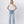 High Rise Trouser Hem Flare Jeans- Women's