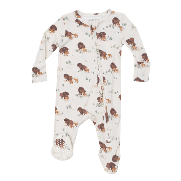 Bison Families 2 Way Zipper Footie