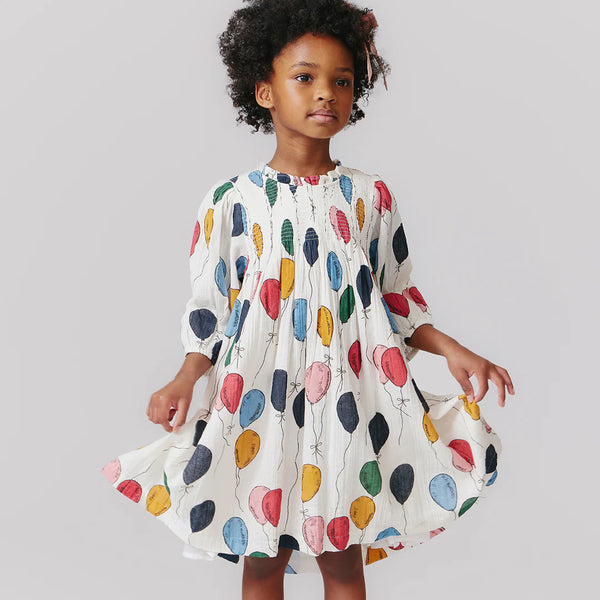 Stevie Puff Sleeve Dress - Balloon Bunches