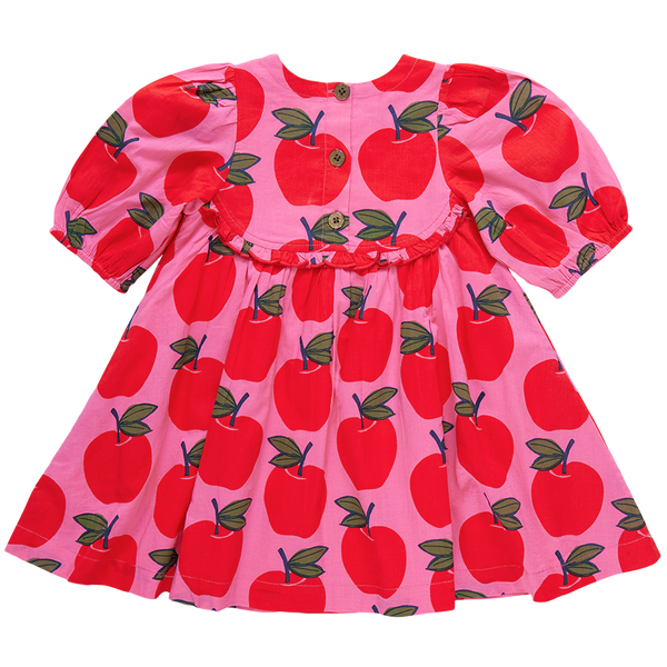 Rowan Dress- Pink Apples