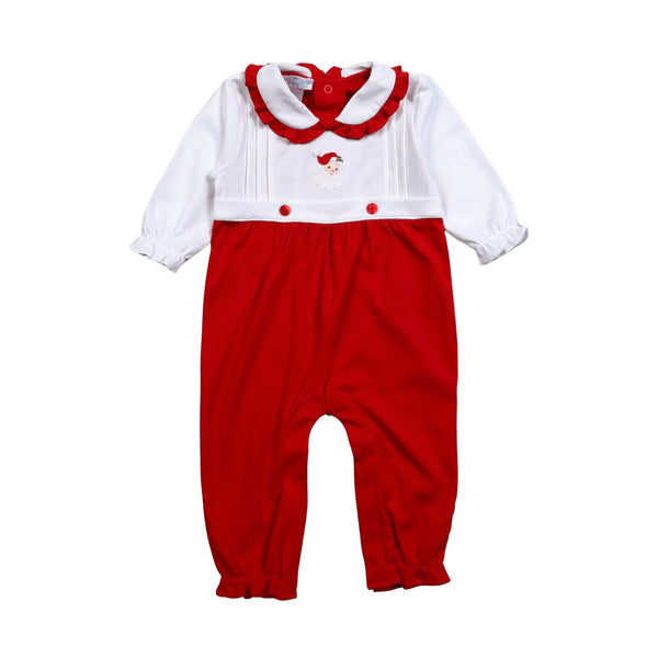 Santa Claus Pima Ruffle Romper