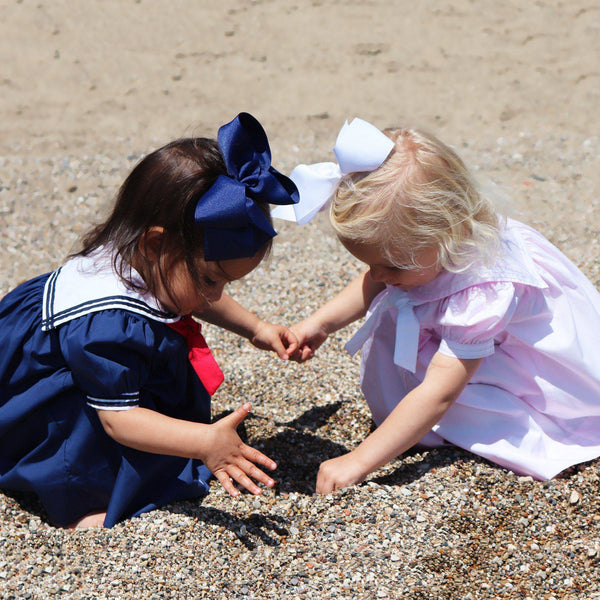 Nautical Sailor Dress- Navy