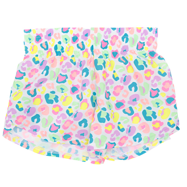 Neon Leopard Steph Shorts