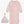 Pin Dot Pink Ruffle Placket Gown W/ Hat