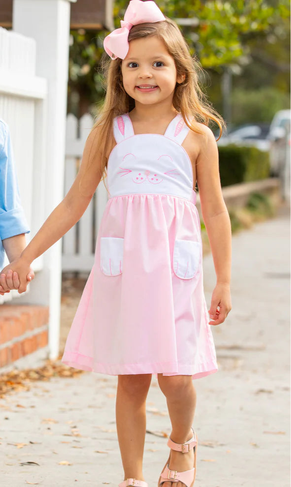 Bunny Face Dress- Pink