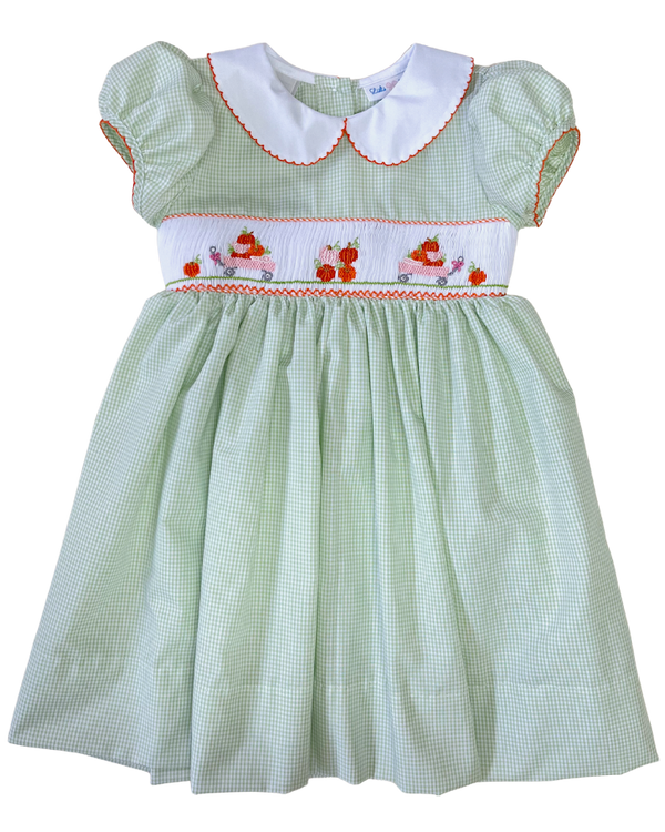 Pumpkin Smocked Dress