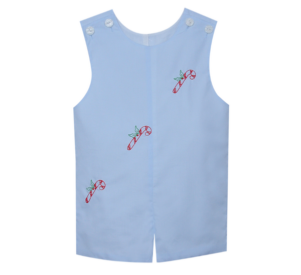 Hayes Blue Shortall- Candy Canes