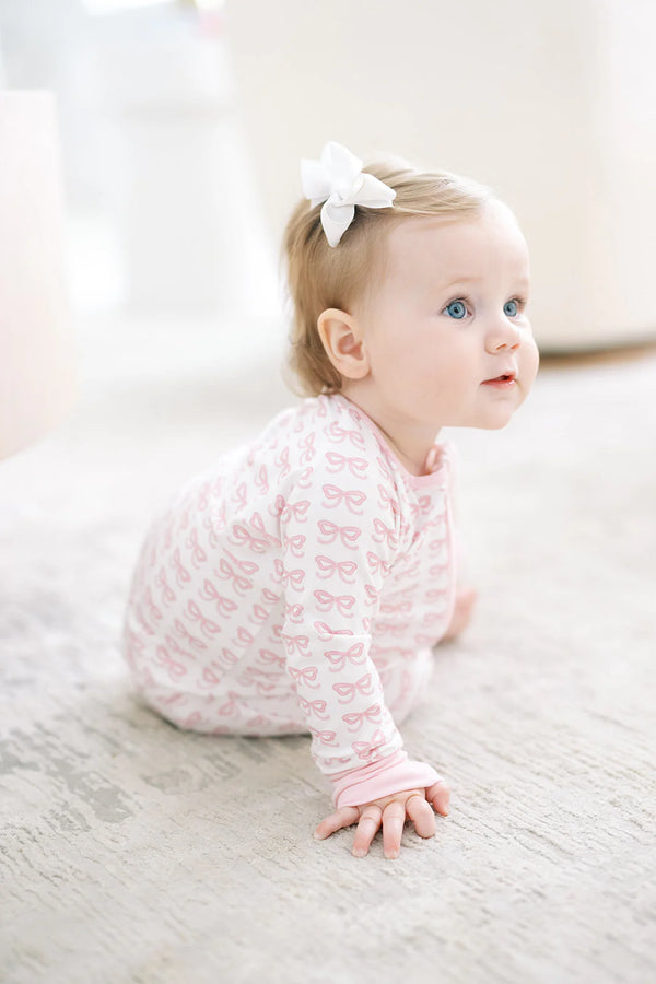 Bow Sleep Zip Romper