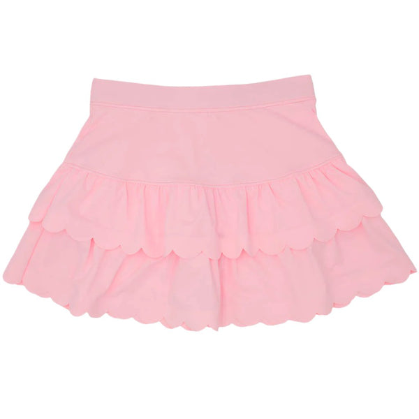 Scalloped Skort- Light Pink