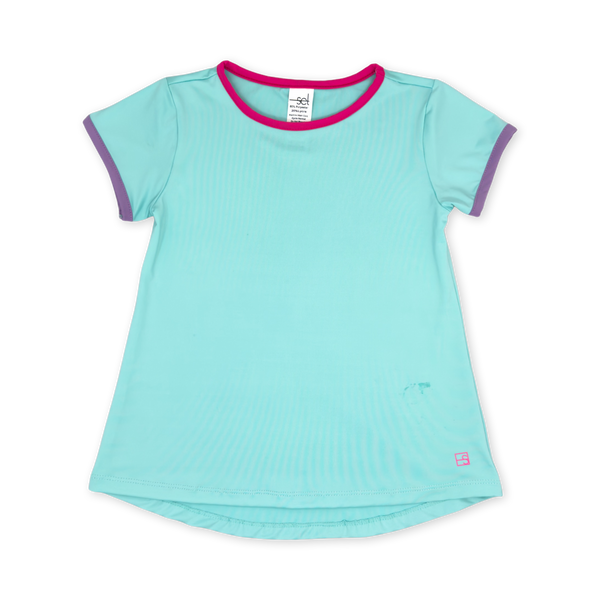 Bridget Basic T - Totally Turquoise, Power Pink, Precious Purple