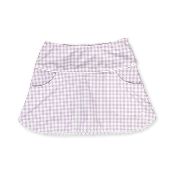 Tiffany Skort- Petal Purple Gingham