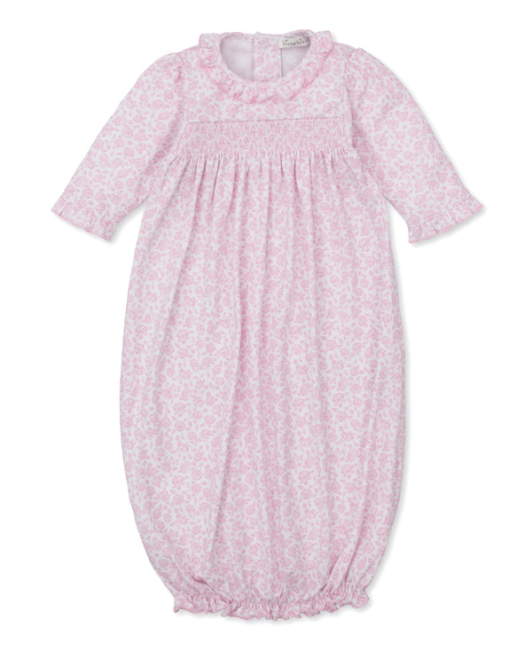 Summer Gardens Smocked Sack- Pink