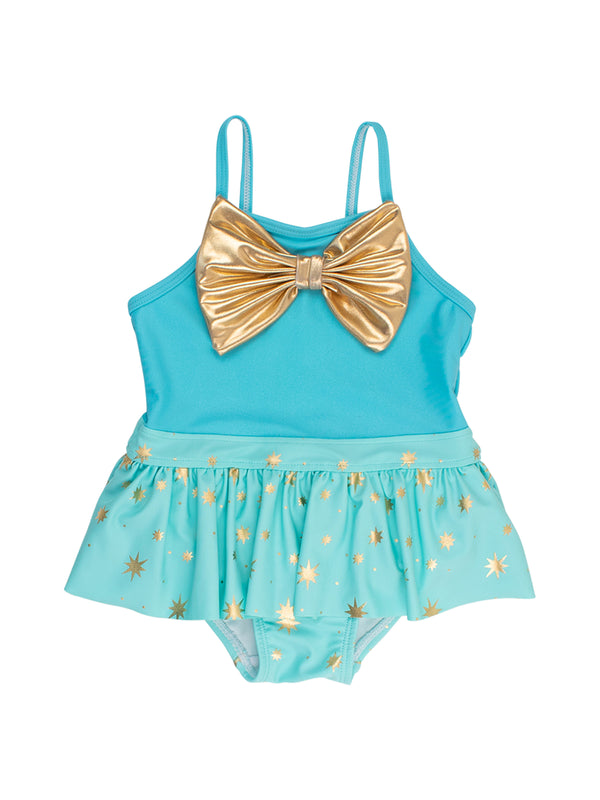 Genie Princess Big Bow Skirted One Piece