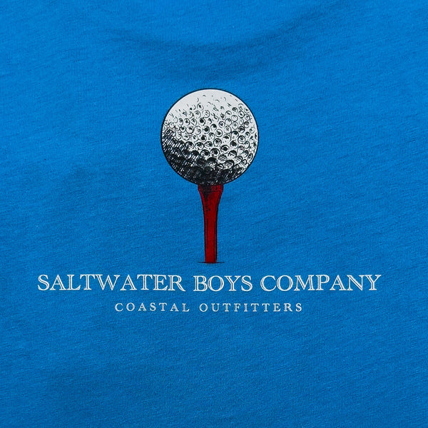 Golf Ball SS Graphic Tee- Parisian Blue