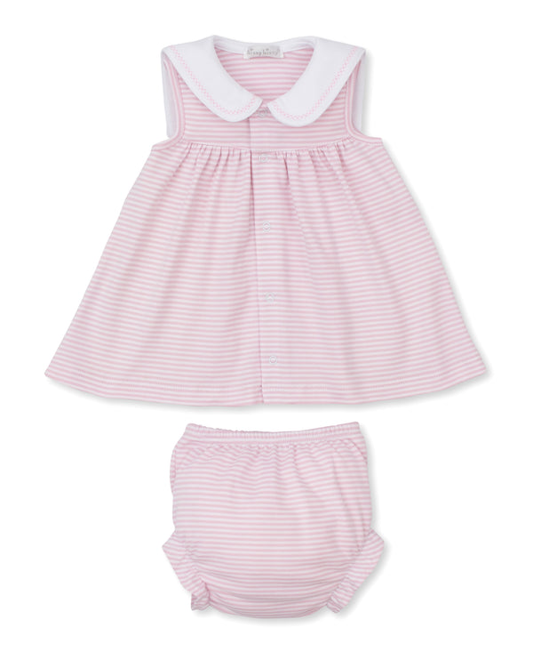 Saturday Regatta Dress Set- Pink Stripe