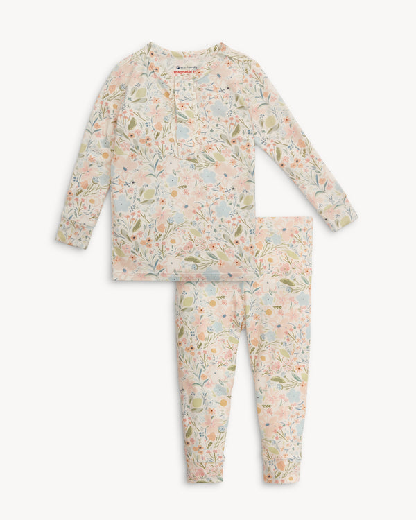 Charlotte Modal L/S Pajama Set W/ Ruffle