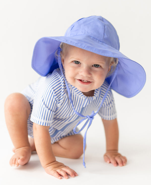 Sun Protective Hat- Periwinkle Blue