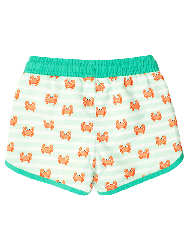 Dolphin Hem Swim Trunks- Crabby Cove