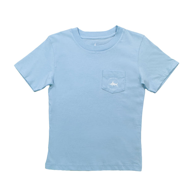 Offshore Boat SS Graphic Tee- Light Blue