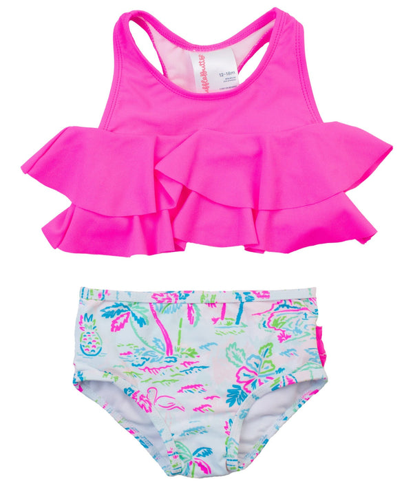 Flounce Bikini- Tropical Resort