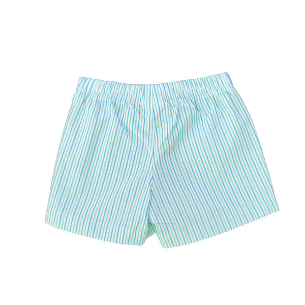 Naples Seersucker Short- Coastal Stripes