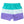 Swim Trunks- Green Purple Colorblock