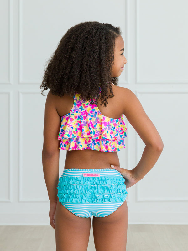 Flounce Bikini- Vibrant Neon