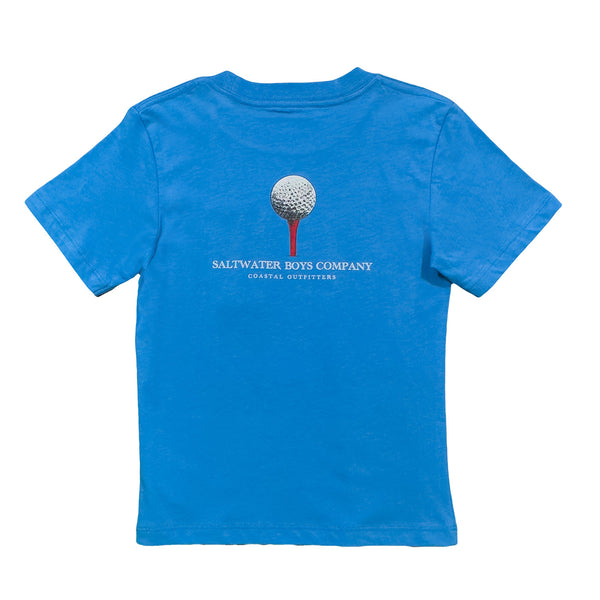 Golf Ball SS Graphic Tee- Parisian Blue