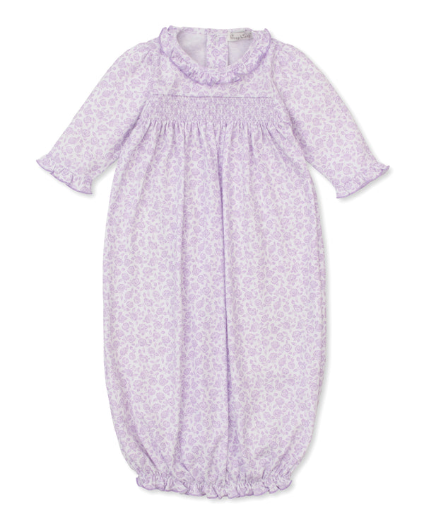 Summer Gardens Smocked Sack- Lilac