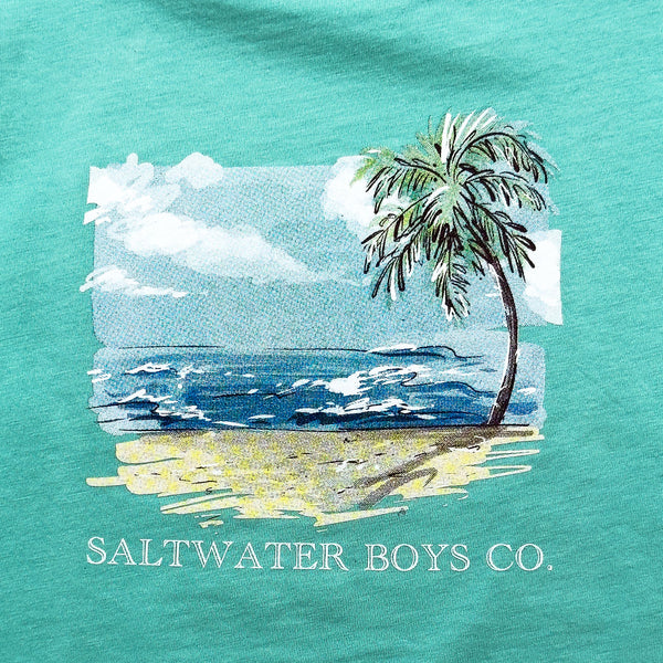 Beach Days SS Graphic Tee- Ocean Wave