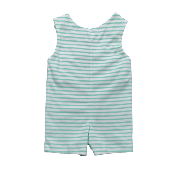 Crab Shortall- Mint Stripe