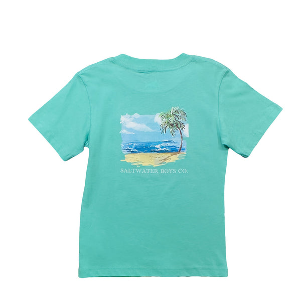 Beach Days SS Graphic Tee- Ocean Wave