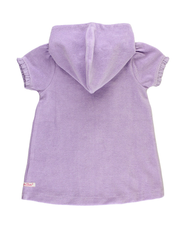 Terry Full-Zip Cover Up- Lavender