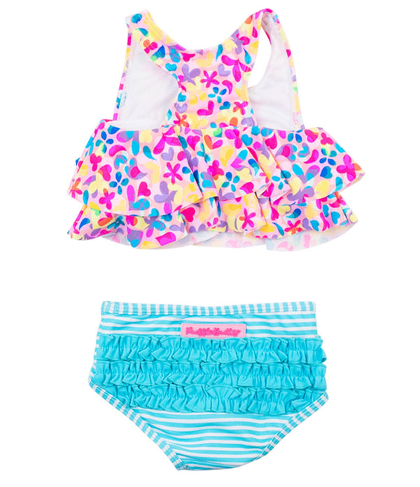 Flounce Bikini- Vibrant Neon