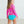 Long Sleeve Zipper Rash Guard 2-Piece- Neon Island Time