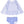 Scalloped Rash Guard 2-Piece- Periwinkle Blue Gingham