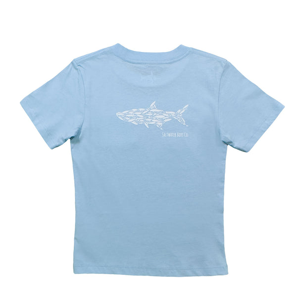 Shark SS Graphic Tee- Light Blue