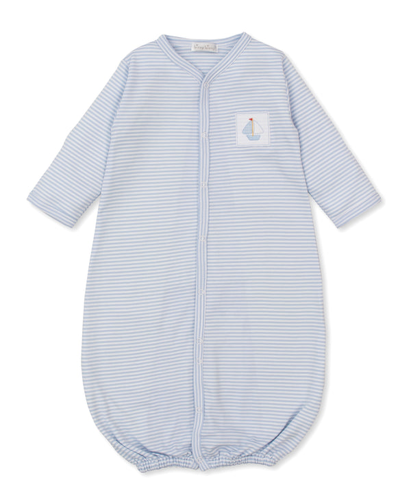 Saturday Regatta Conv Gown- Light Blue Stripe